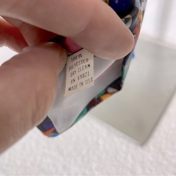 Vintage “Tees” Ralph Marlin & Co 1993 Golf Tee Print Tie - Picture 4 of 10